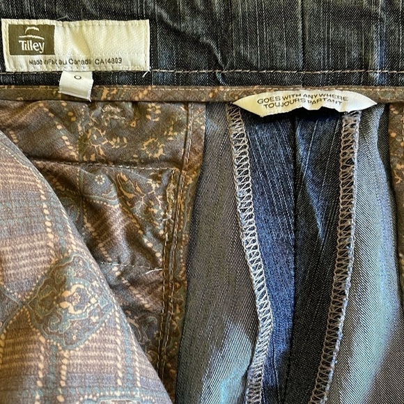 Tilley Sz 8 medium blue zip up pocketed jeans - Picture 6 of 11